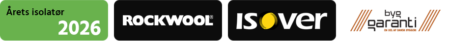 Rockwool og Isover isolering