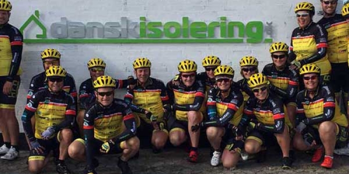 Dansk Isolering holder Team Rynkeby varme 